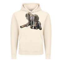 Vintage Artic Baby Elephant Vintage Hoodie - LillyAllenDesigns
