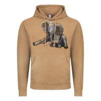 Vintage Camel Baby Elephant Vintage Hoodie - LillyAllenDesigns