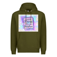 Army Green because mama runs this shitshow Premium Hoodie - TumblerDesignByShophia