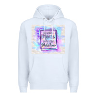 White because mama runs this shitshow Premium Hoodie - TumblerDesignByShophia