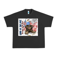 Pigment Black land of the free Urban Heavy Tee - MaliasSmallBusiness