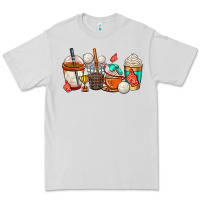 Dove Grey volleyball coffee cups Premium Tee - AdoDesignShop