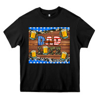 Black dad life with beers Heavy Core Tee - HRA Design Shop