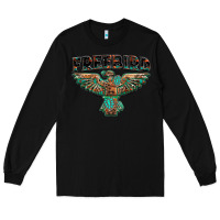 Black aztec free bird Long Sleeve Tee - NancyCooperArtShop