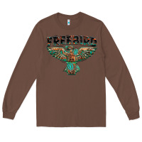 Chestnut aztec free bird Long Sleeve Tee - NancyCooperArtShop