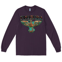 Plum aztec free bird Long Sleeve Tee - NancyCooperArtShop