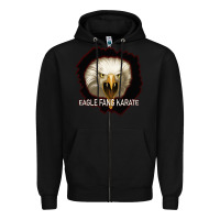 Black Eagle Fang Karate Zipper Hoodie - Bettercallsaul
