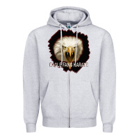 Heather Grey Eagle Fang Karate Zipper Hoodie - Bettercallsaul