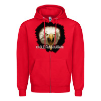 Red Eagle Fang Karate Zipper Hoodie - Bettercallsaul