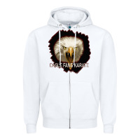White Eagle Fang Karate Zipper Hoodie - Bettercallsaul