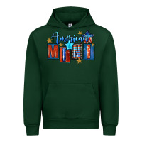 Forest Green American mini 4th of july Urban Hoodie - FaDigitalArtStudio