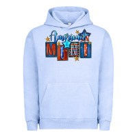 Pigment Grape Ice American mini 4th of july Urban Hoodie - FaDigitalArtStudio
