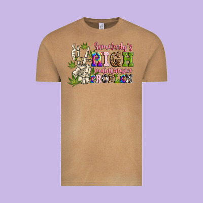 Somebody's High Maintenance  Problem Vintage Tee Designed By Jahusdesignshop