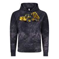 Cloud Black Articulated Hauler Vintage Hoodie - LillyAllenDesigns