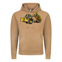 Vintage Camel Articulated Hauler Vintage Hoodie - LillyAllenDesigns