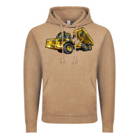 Vintage Coffee Articulated Hauler Vintage Hoodie - LillyAllenDesigns