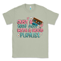 Matcha just a good mom with a hood playlist Classic Tee - MaliasSmallBusiness