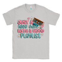 Moon Dust just a good mom with a hood playlist Classic Tee - MaliasSmallBusiness