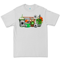 Dove Grey soccer coffee cups Premium Tee - AdoDesignShop