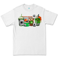 White soccer coffee cups Premium Tee - AdoDesignShop