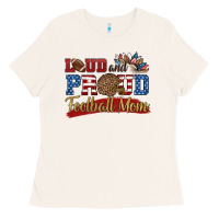 Bone loud and proud football mom Ladies Tee - HRA Design Shop