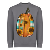 Storm Serape sunflower pumpkin Heavyweight Sweatshirt - NancyCooperArtShop