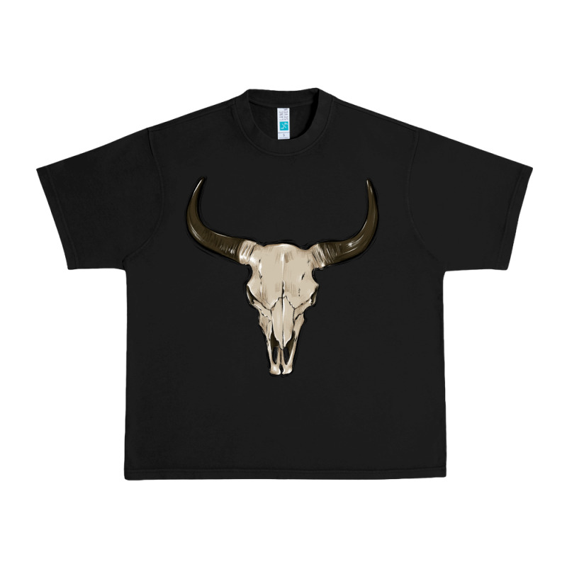 Cow Skul Urban Heavy Tee by MaliasSmallBusiness | Teevron