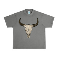 Tornado cow skul Urban Heavy Tee - MaliasSmallBusiness