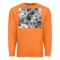 Carrot black and white floral Premium Sweatshirt - TumblerDesignByShophia