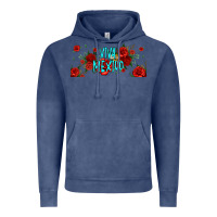 Vintage Denim viva mexico long live mexico Vintage Hoodie - Jasminsmagicworld