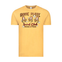 Vintage Mustard glitter baseball Vintage Tee - MaliasSmallBusiness