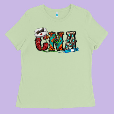Cna Ladies Tee Designed By Cowhidedigitalart