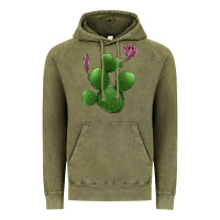 Vintage Olive heart cactus Vintage Hoodie - Jasminsmagicworld