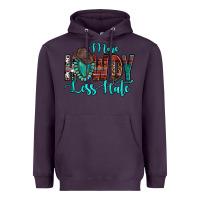 Plum Western More Howdy Less Hate Cowboy Hat Gemstone Heavyweight Hoodie - HowdyJamesFarm