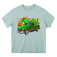 Arona st patricks shamrock gold rainbow balloon candy truck Heavy Core Tee - FaDigitalArtStudio