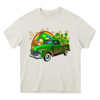 Cream st patricks shamrock gold rainbow balloon candy truck Heavy Core Tee - FaDigitalArtStudio