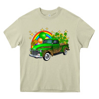 Mossy st patricks shamrock gold rainbow balloon candy truck Heavy Core Tee - FaDigitalArtStudio