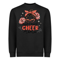 Black loud&proud mama messy bun Heavyweight Sweatshirt - MaliasSmallBusiness