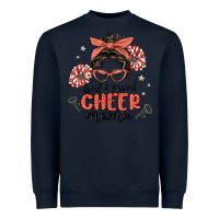 Navy loud&proud mama messy bun Heavyweight Sweatshirt - MaliasSmallBusiness