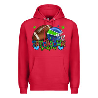 Cardinal Touchdown season American football green and blue Premium Hoodie - HowdyJamesFarm