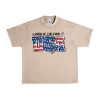 French Oak land of the free usa Urban Heavy Tee - MaliasSmallBusiness