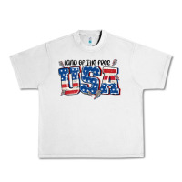 Lunar Rock land of the free usa Urban Heavy Tee - MaliasSmallBusiness