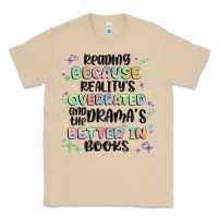 Mushroom reading because realitys overrated Classic Tee - MaliasSmallBusiness