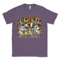 Lavender Happy Easter Classic Tee - CowhideDigitalArt