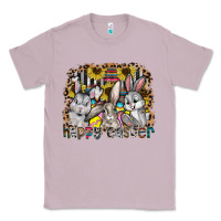 Lilac Happy Easter Classic Tee - CowhideDigitalArt
