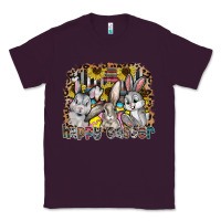 Plum Happy Easter Classic Tee - CowhideDigitalArt