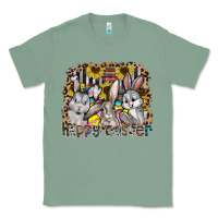 Sage Happy Easter Classic Tee - CowhideDigitalArt