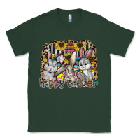 Sports Green Happy Easter Classic Tee - CowhideDigitalArt