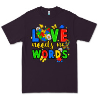 Plum love needs no words Premium Tee - JahusDesignShop