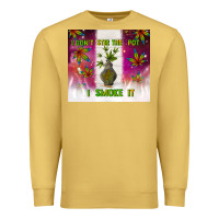 Antique Gold i don't stir the pot i smoke it Premium Sweatshirt - TumblerDesignByShophia
